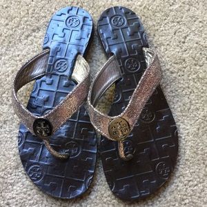 Tory Burch Thora Sandals Glitter Sparkly size 5 M